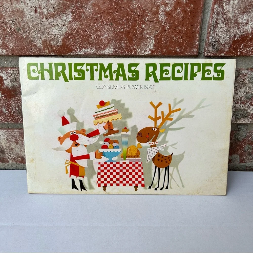 3/$12! Christmas Recipes Consumers Power Vintage Booklet 1970 Holidays Home